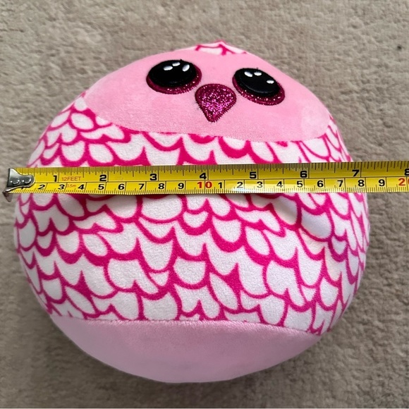 TY Squish- A- Boos Pillow Plush Pinky Owl - Picture 3 of 8